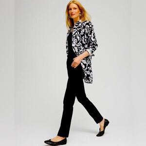 NWT Chicos So Slimming Juliet Ankle Pants Pull On Ponte US 6 Chico’s 0.5R